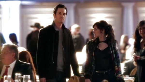 Layla Grant's Drapey Gathered Crop Jacket on Nashville