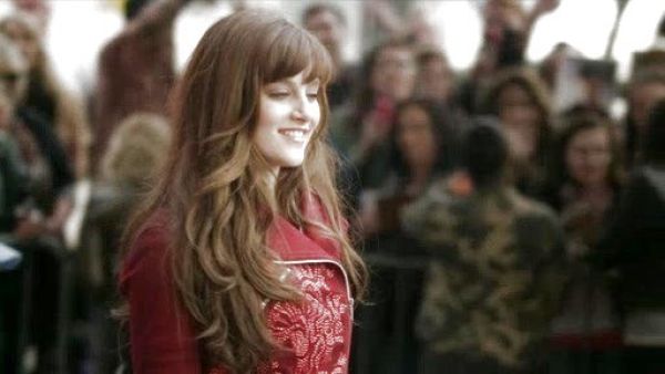 Layla Grant's Embellished Denim Biker Jacket on Nashville