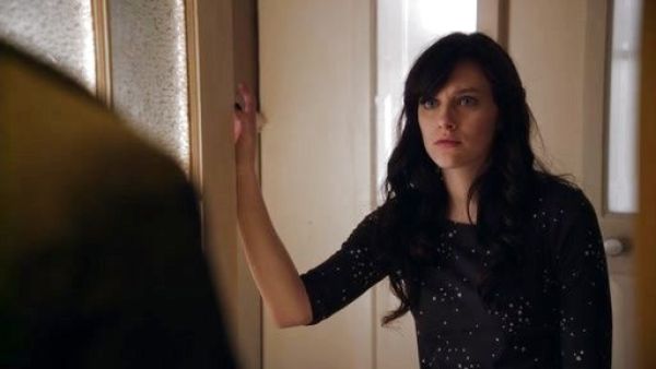 Layla Grant's Printed 3/4 Sleeve Boatneck Tee on Nashville