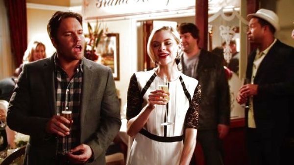 Lemon Breeland's Kaitia Pleated Silk Dress on Hart of Dixie
