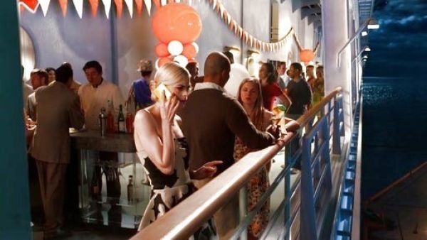 Lemon Breeland's Strapless Butterfly Jacquard Dress on Hart of Dixie