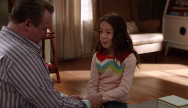 Lily Tucker-Pritchett's Chevron Print Crewneck Sweater on Modern Family
