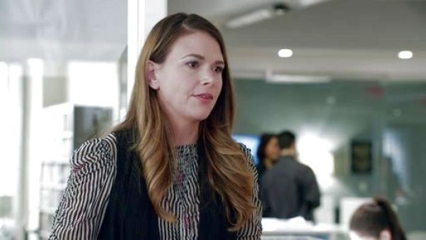 Liza Miller's Ruched Caja Peplum Blouse on Younger