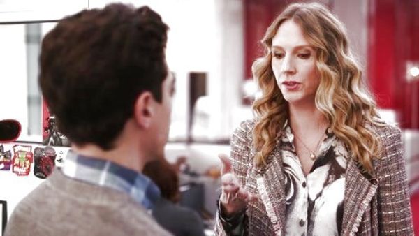 Lydia's Print Silk Shirt on A to Z