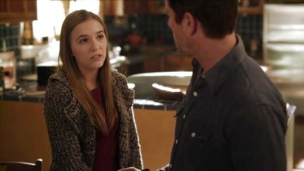 Maddie Conrad's Salt & Pepper Moto Jacket on Nashville