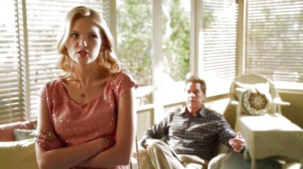 Magnolia Breeland's Metallic Dots Swing Dress on Hart of Dixie