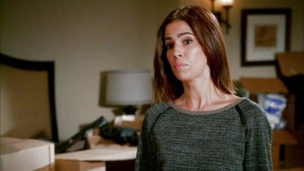 Marisol Suarez's Leather Elbows Sweater on Devious Maids