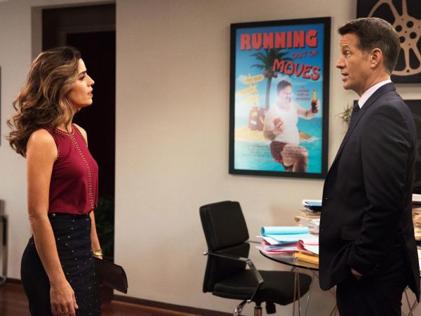 Marisol Suarez's Studded Top and Skirt on Devious Maids