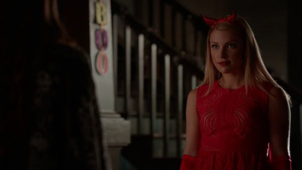 Mary Louise's Micaila Lace Fit-And-Flare Dress on The Vampire Diaries