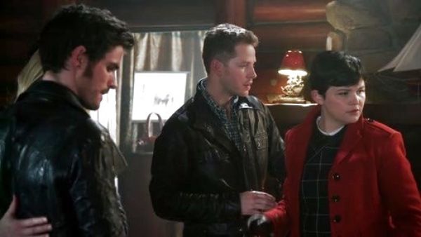 Mary Margaret Blanchard / Snow White's Panel Top With Leather Collar on Once Upon A Time 