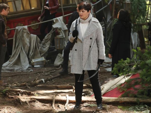 Mary Margaret Blanchard's Grey Double Breasted Coat on Once Upon A Time