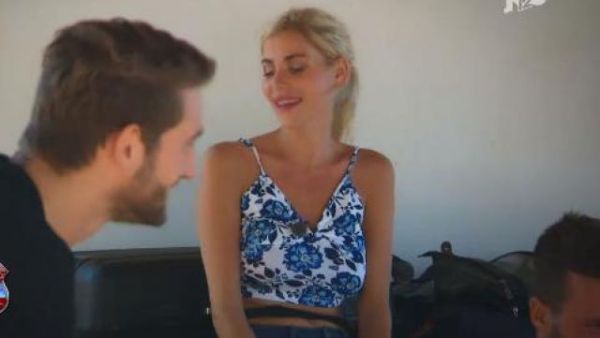 Matilda's Blue and White Floral Crop Top