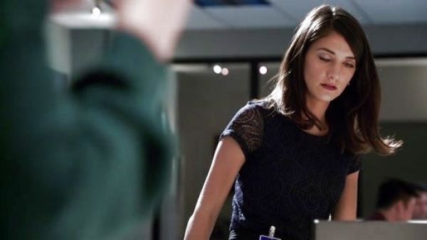 Maureen James's Lace Top in Preppy Navy on State of Affairs