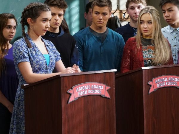 Maya Hart's Bob Dylan Graphic Tee on Girl Meets World