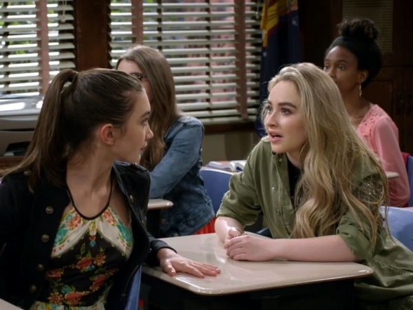 Maya Hart's Embellished Military Shirt Jacket on Girl Meets World