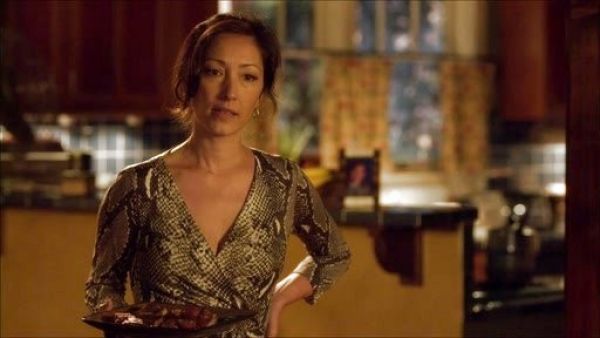 Megan Vannoy's New Julian Two Python-Print Silk Jersey Dress on Nashville