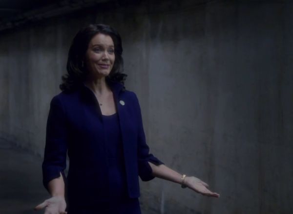 Mellie Grant's Sleeveless Ponte Sheath Dress on Scandal