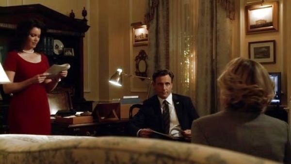 Mellie Grant's Stretch Cady Dress on Scandal