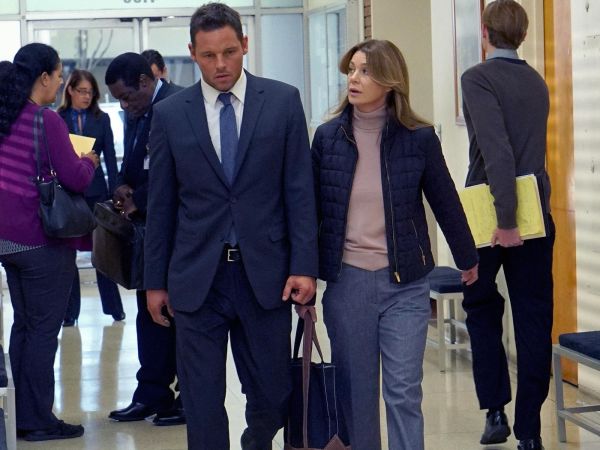 Meredith Grey's Quilted Jacket on Grey's Anatomy