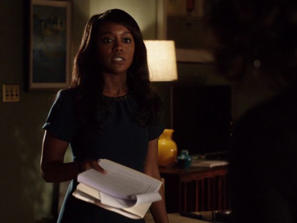 Michaela Pratt's Guimet Accent Collar Babydoll Dress on How to Get Away With Murder