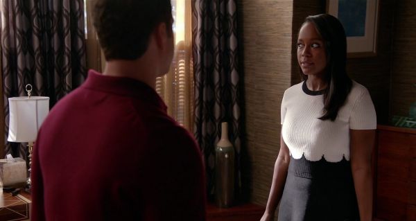 Michaela Pratt's Short Sleeve Sweater Dress on How to Get Away With Murder