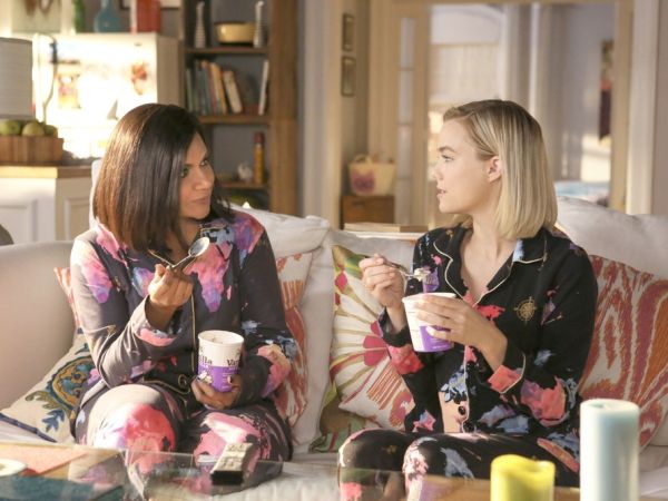 Mindy Lahiri's Map Print Pajamas on The Mindy Project