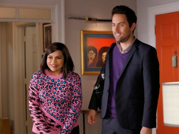 Mindy Lahiri's Pink Leopard Sweater on The Mindy Project