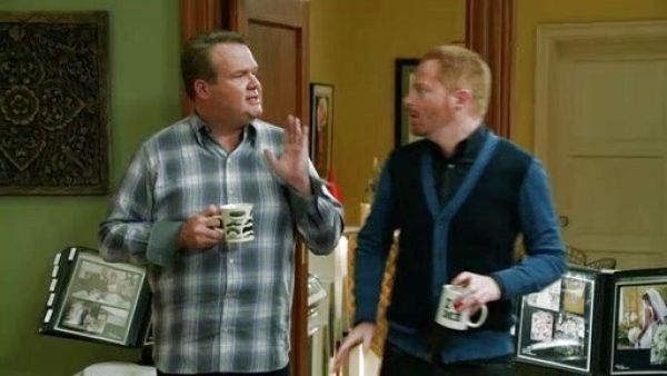 Mitchell Pritchett's Colorblocked Cardigan on Modern Family