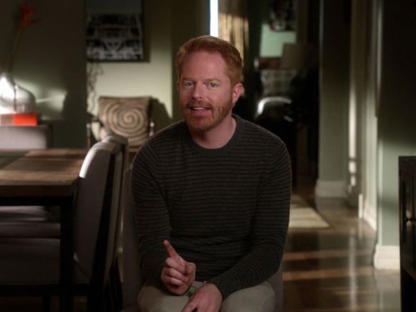 Mitchell Pritchett's Olive Striped Sweater on Modern Family