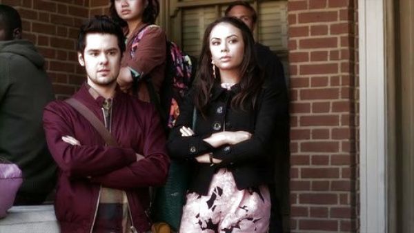 Mona Vanderwaal's Chateau Femme Playsuit on Pretty Little Liars