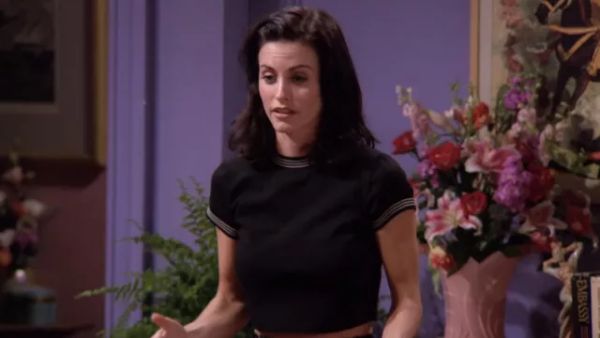 Monica Geller's Ribbed Knit Crop Top - Friends
