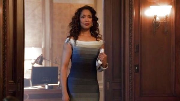 Natalie Waters's Ardell Ombre Bandage Dress on Revenge