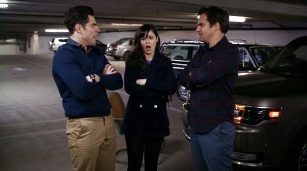 Nick Miller's 'Rhodes' Slim Straight Leg Pants on New Girl