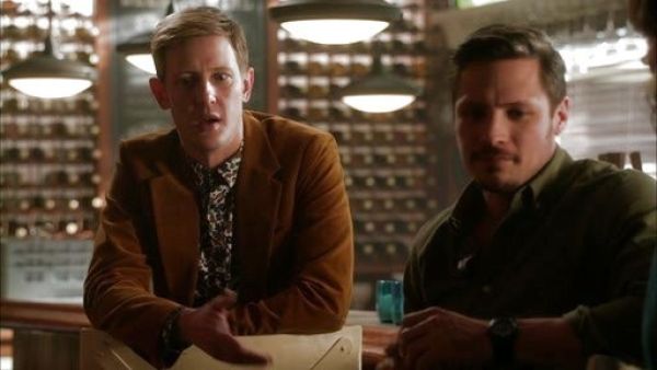 Nolan Ross's floral print shirt on Revenge