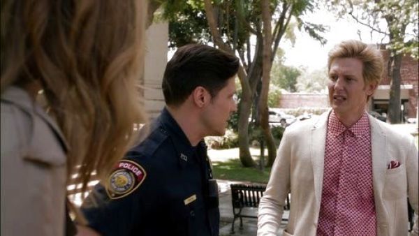 Nolan Ross's Monkeys Short Sleeve Print Shirt on Revenge