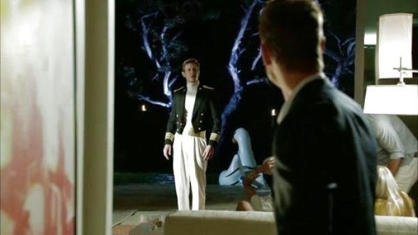 Nolan Ross's pleated pants on Revenge