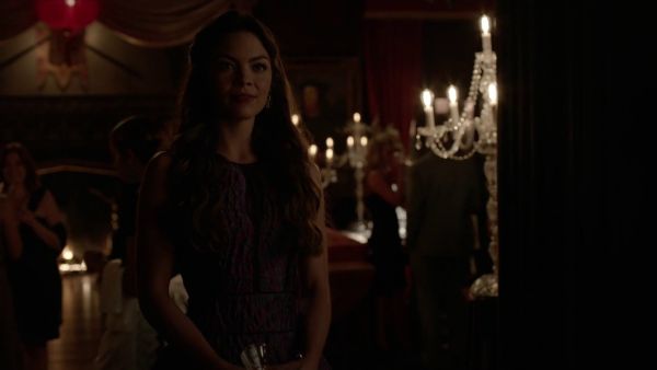 Nora Hildegard's Joylynn Fit-and-Flare Dress, Multi Colors on The Vampire Diaries