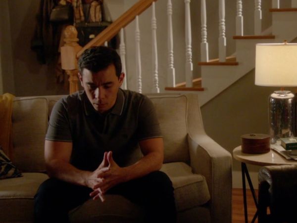 Oliver Hampton's Grey Embroidered Polo on How To Get Away with Murder