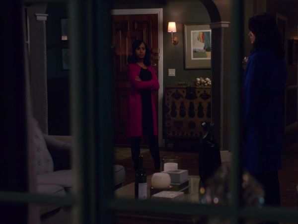 Olivia Pope's Black Label Cashmere/Silk Long Cardigan on Scandal