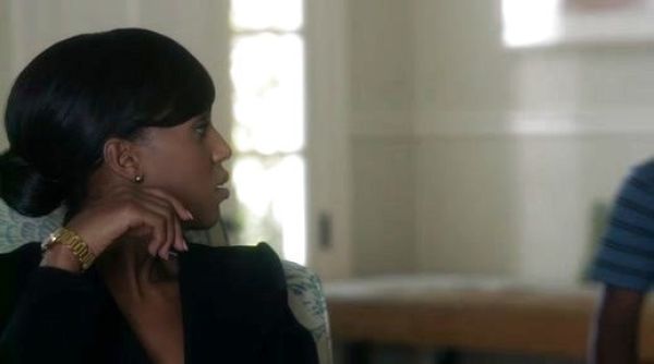 Olivia Pope's 'Bold' Diamond Bezel Bracelet Watch, 36mm on Scandal