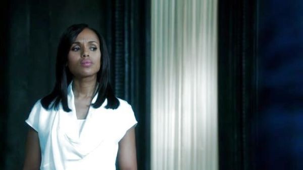 Olivia Pope's Cap Sleeve Cowlneck Blouse on Scandal