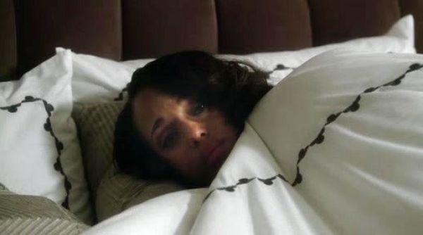 Olivia Pope's Embroidered Frame Duvet Cover + Shams on Scandal