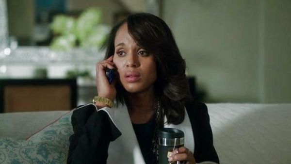 Olivia Pope's Fall 2013 Contrast Coat on Scandal