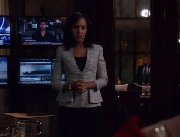 Olivia Pope's Fold Peplum Jacket on Scandal