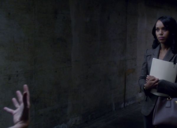 Olivia Pope's Leather Tote in Burgundy on Scandal