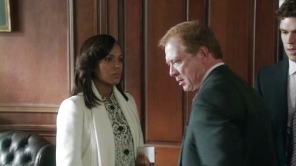 Olivia Pope's Shawl Collar Coat on Scandal