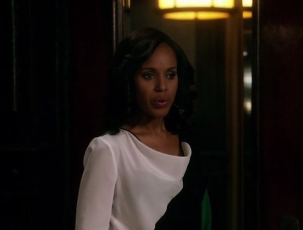Olivia Pope's Silk Blouse on Scandal