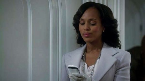 Olivia Pope's Single Button Blazer in Grey on Scandal