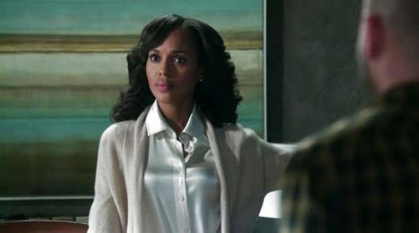 Olivia Pope's Stretch Satin Blouse on Scandal