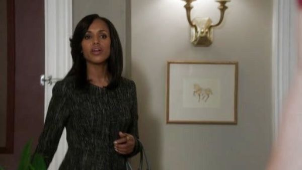 Olivia Pope's Tweed Peplum Jacket on Scandal